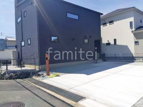 御所市 新築ベーシック オープン外構