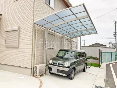 草津市 新築シンプル オープン外構