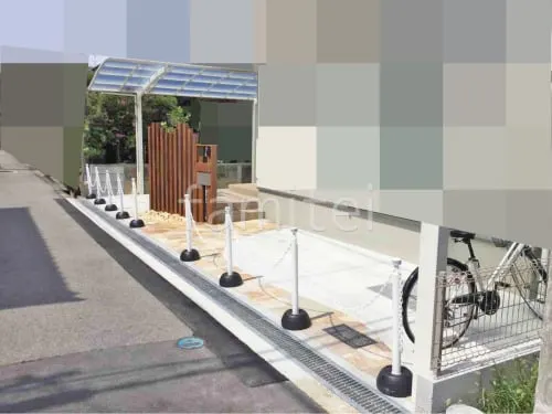 羽曳野市 新築ベーシック オープン外構