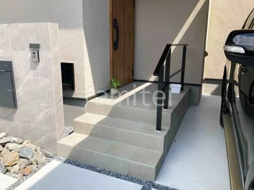 寝屋川市 新築シンプル オープン外構