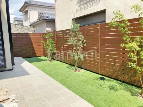 寝屋川市 新築シンプル オープン外構