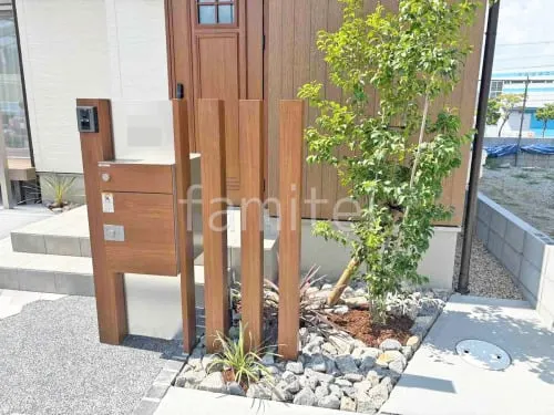 草津市 新築ベーシック オープン外構