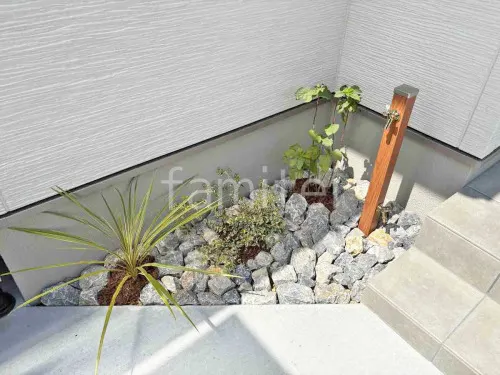 草津市 新築ベーシック オープン外構