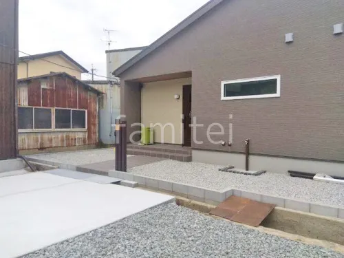 桜井市 新築ベーシック オープン外構