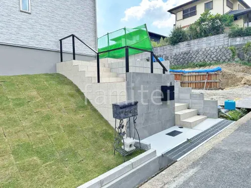 生駒市 新築シンプル オープン外構