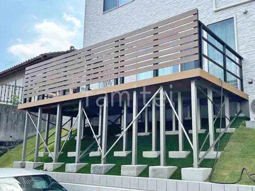 生駒市 新築シンプル オープン外構