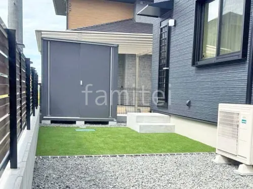 海南市 新築ベーシック オープン外構