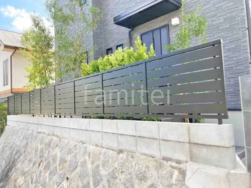 西宮市 新築シンプル オープン外構