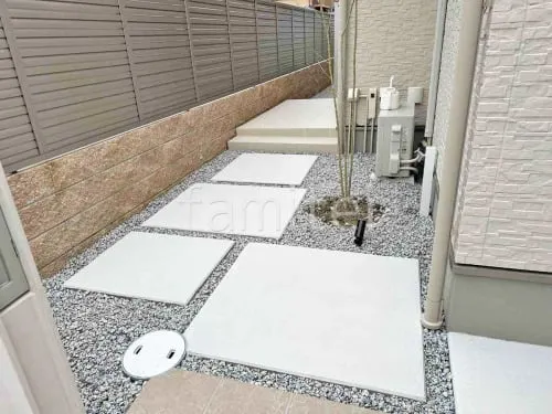 斑鳩町 新築ベーシック オープン外構