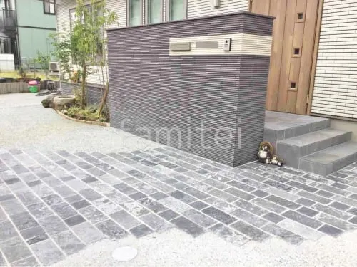 八尾市 新築シンプル オープン外構