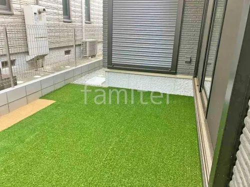 八尾市 新築シンプル セミクローズ外構