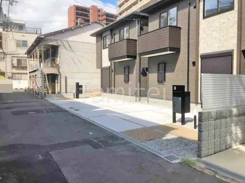 大阪市 新築ベーシック オープン外構