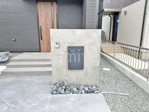 近江八幡市 新築シンプル オープン外構