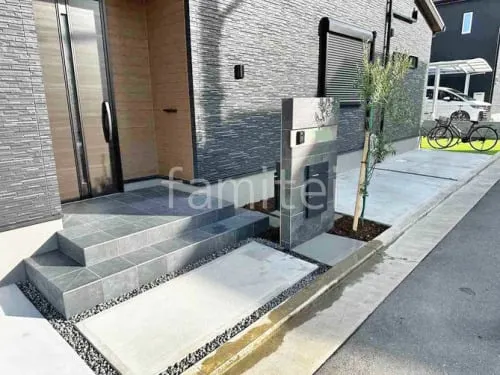 岸和田市 新築シンプル オープン外構