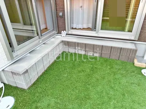 上牧町 新築ベーシック オープン外構