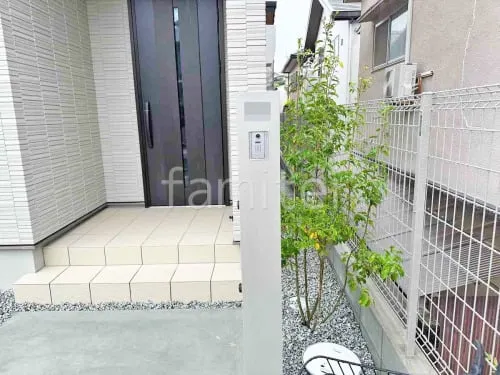 生駒市 新築ベーシック オープン外構