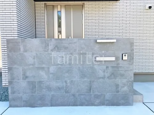 斑鳩町 新築シンプル オープン外構