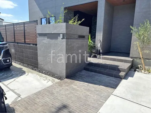 堺市 新築シンプル オープン外構