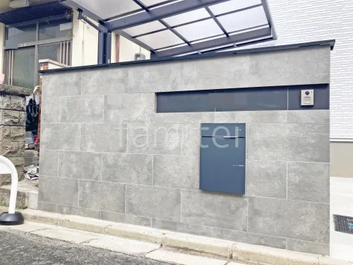 大阪市 新築シンプル オープン外構