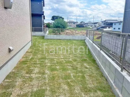 草津市 新築ベーシック オープン外構