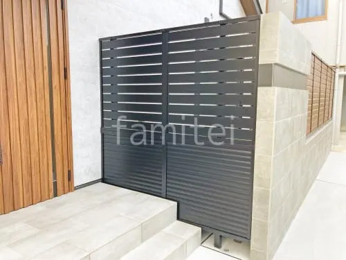 吹田市 新築シンプル オープン外構