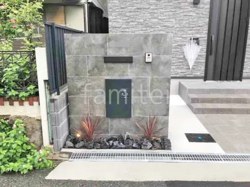 大阪市 新築シンプル オープン外構