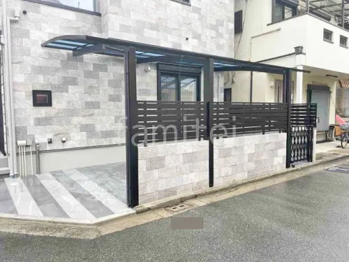 堺市 新築シンプル オープン外構