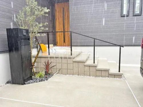 近江八幡市 新築ベーシック オープン外構