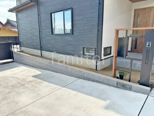 三郷町 新築ベーシック オープン外構