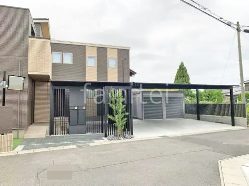 近江八幡市 新築ハイクラス オープン外構