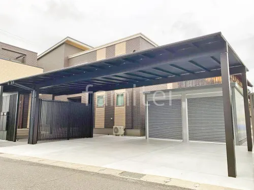 近江八幡市 新築ハイクラス オープン外構