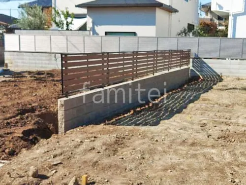 箕面市 外構一次工事