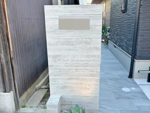 大阪市 新築シンプル オープン外構