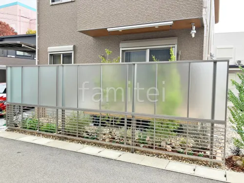 上牧町 新築シンプル オープン外構