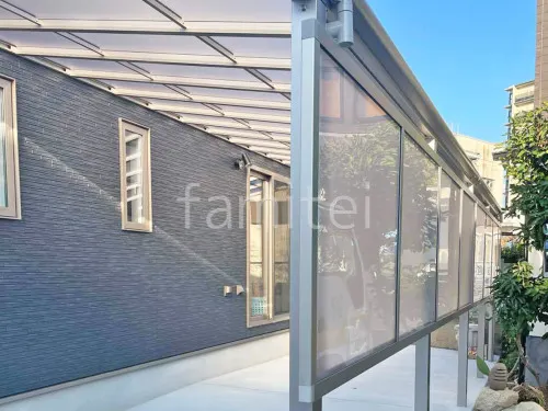 大津市 新築シンプル オープン外構