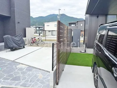 大津市 新築ベーシック オープン外構