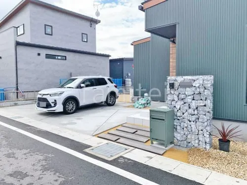 東近江市 新築シンプル オープン外構