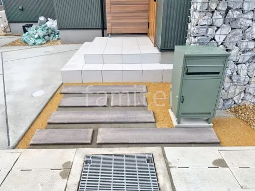 東近江市 新築シンプル オープン外構