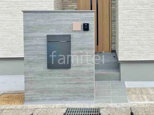 京都市 新築シンプル オープン外構