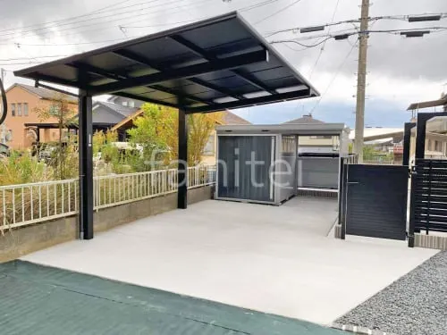 東近江市 新築シンプル オープン外構