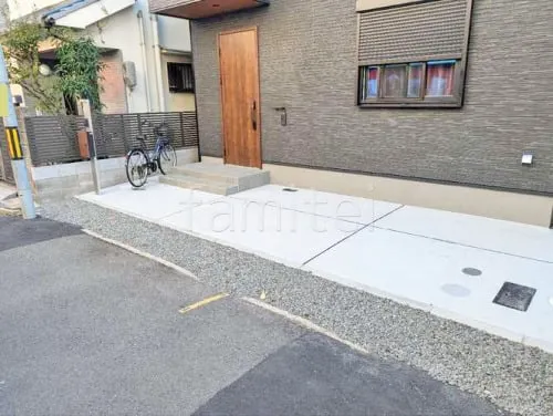 松原市 新築ベーシック オープン外構