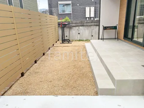 湖南市 新築シンプル オープン外構