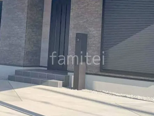 草津市 新築ベーシック オープン外構