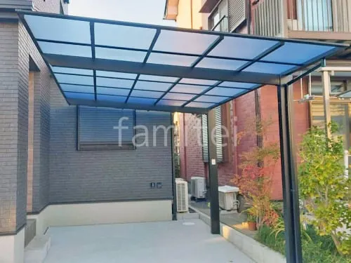 草津市 新築ベーシック オープン外構