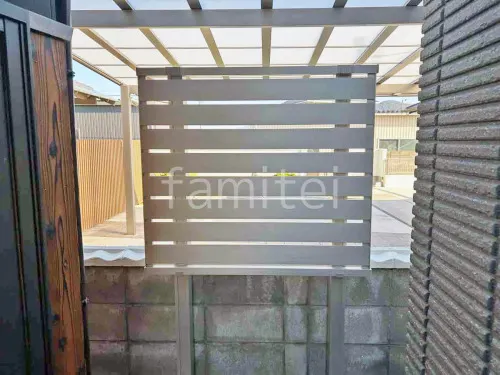 和歌山市 新築シンプル クローズ外構