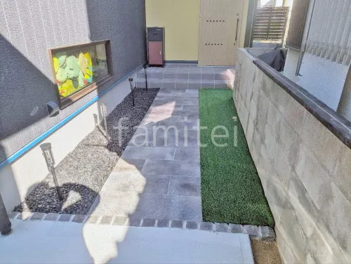 明石市 新築ベーシック オープン外構