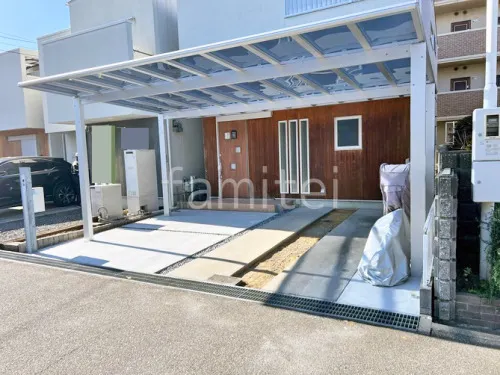 藤井寺市 車庫まわりリフォーム