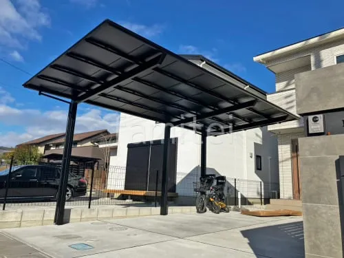 平群町 新築シンプル オープン外構