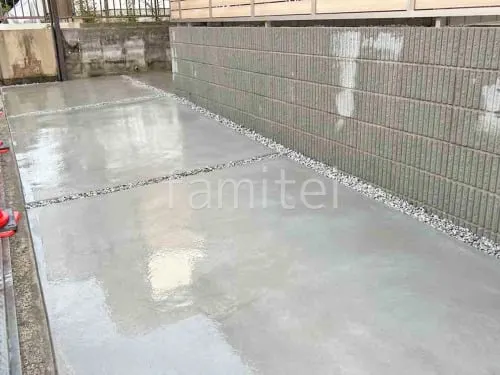 上牧町 リフォームベーシック セミクローズ外構