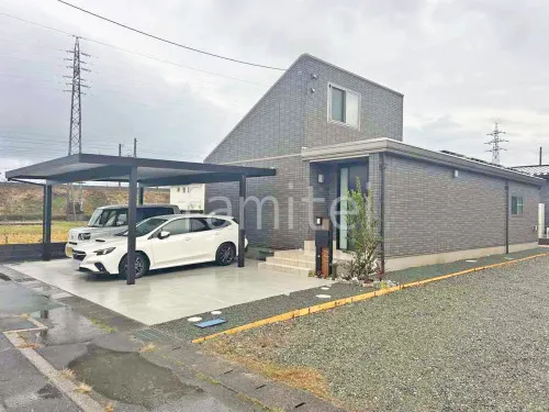 高島市 新築ベーシック オープン外構